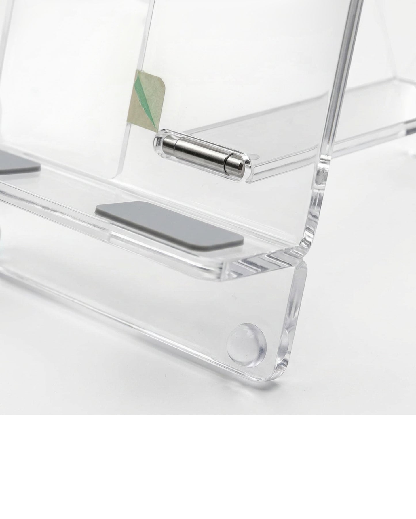 Sndyj Clear Acrylic Dual-Panel Easel Phone Stand 17 cm - Detail view