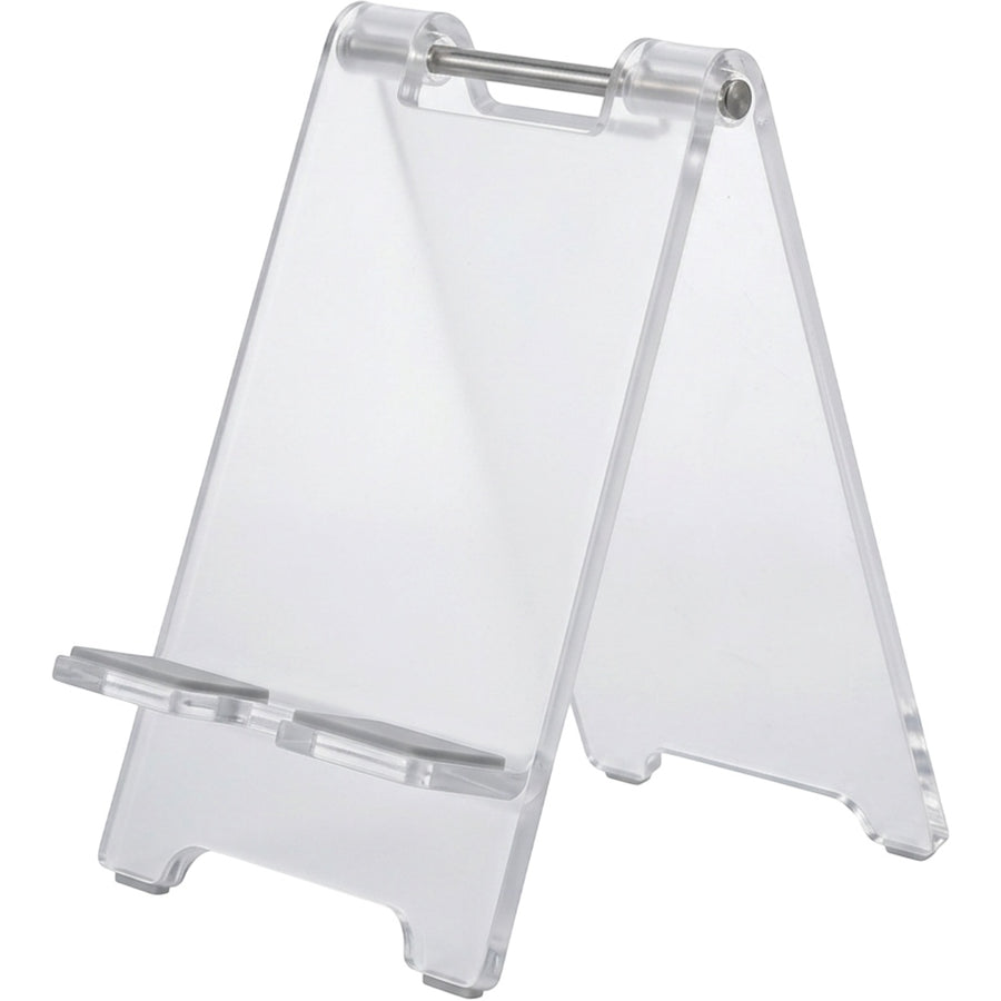Sndyj Clear Acrylic Dual-Panel Easel Phone Stand 17 cm